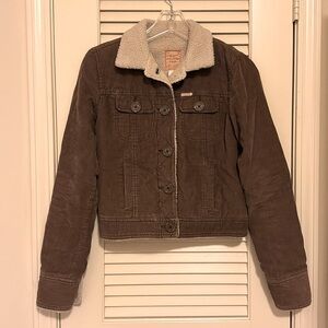 Hollister Crop Corduroy Jacket (Small)